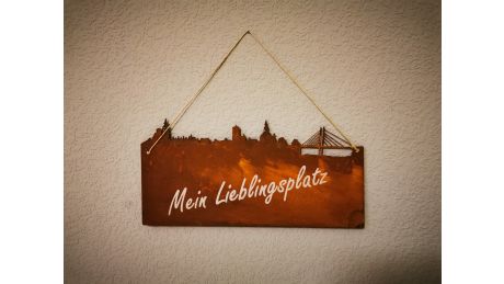 Spruchtafel "Mein Lieblingsplatz" Stralsund